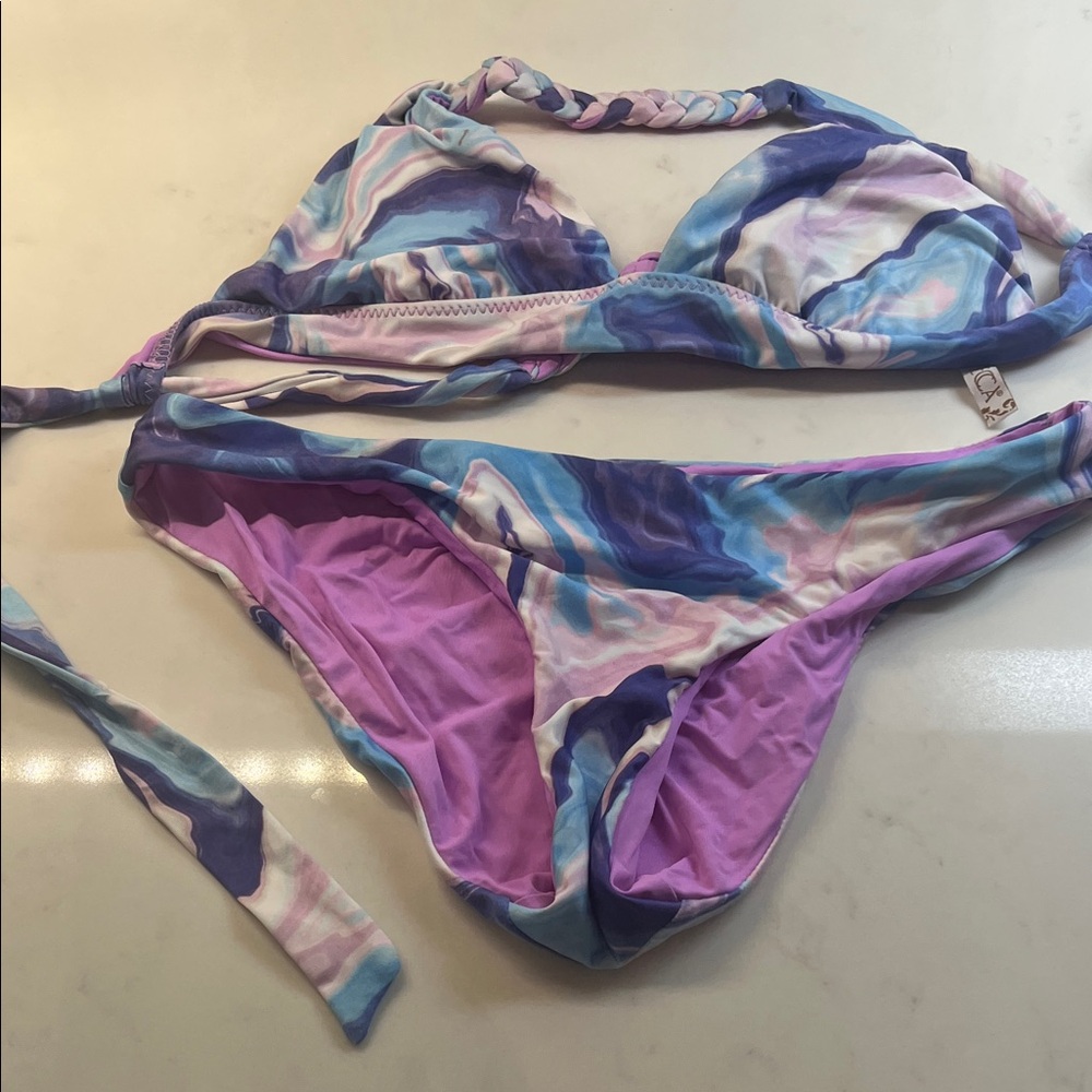 Becca Colorful Swirl Bikini Set